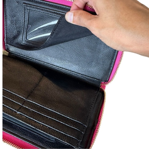 NWT Betsey Johnson Rainbow Colorblock Gold Heart Zip Wristlet Wallet - Picture 7 of 10